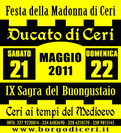 Festa Madonna di Ceri 21 - 22 Maggio 2011